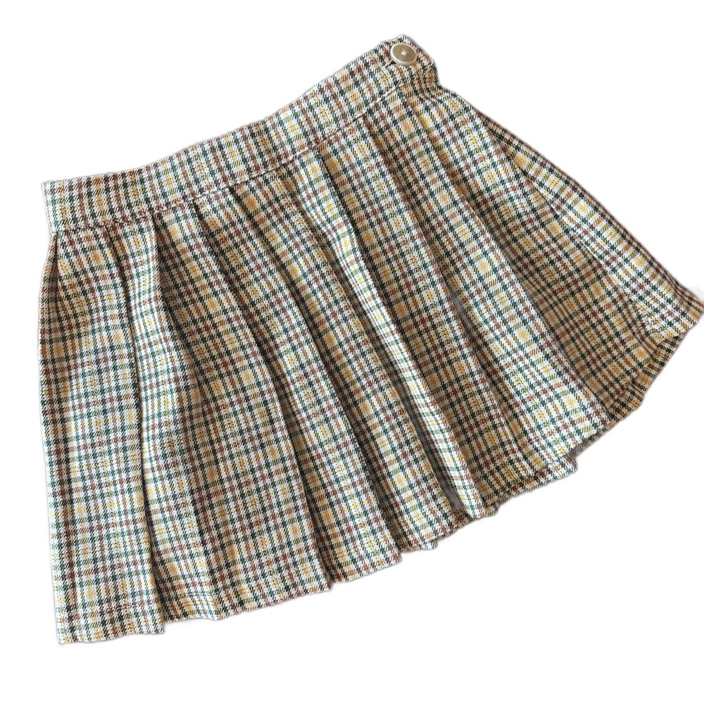 Zara Plaid Pleated Mini Skirt 18-24M